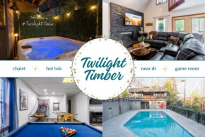 Twilight Timber - Pet Friendly Cabin with Hot Tub, Pool and Game Room